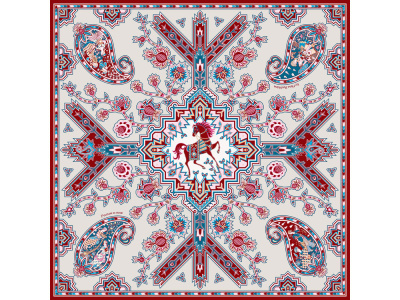 Платок "Кавказский скакун"